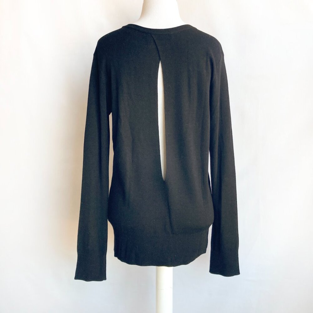 Vince Merino Wool Slit Back Sweater